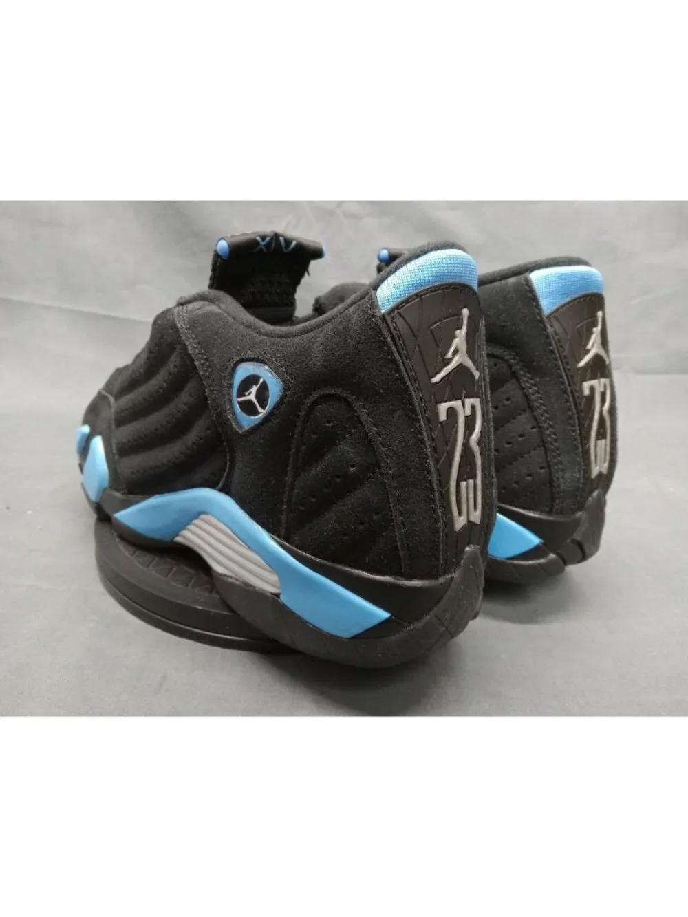 Nike Air Jordan 14 Retro (GS) Black University Blue Boys Size 5.5 NEW NO BOX!